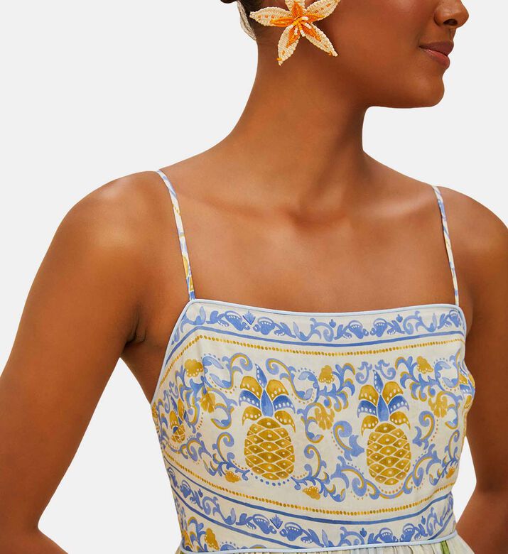 Aracati Nature-inspired Pattern Maxi Dress