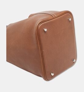 Hermes Preowned Hermes Picotin Lock 22 Fauve Barenia Faubourg Leather Tote, Packshot View