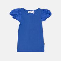 Raluca Ribbed Puff-sleeve T-shirt