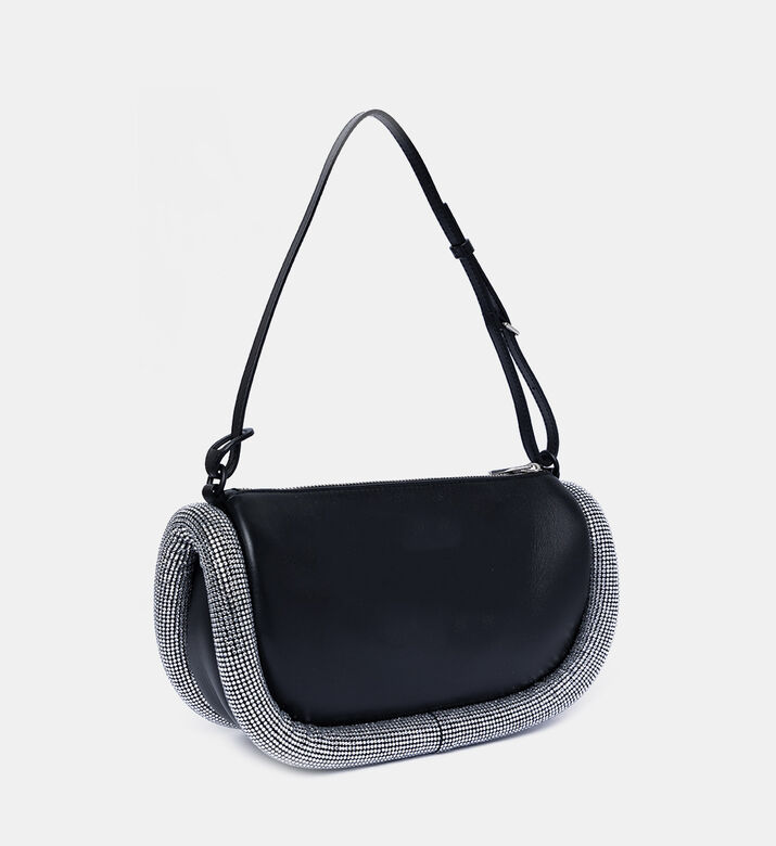 حقيبة كتف بامبر-15 جلد بكريستال