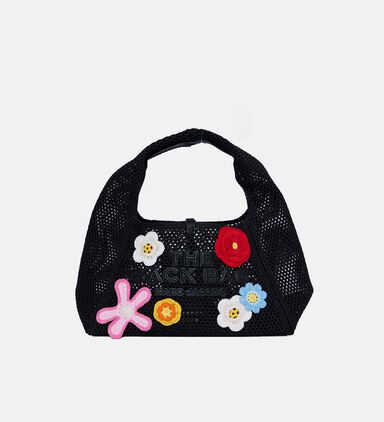 Crochet Top Handle Mini Sack Bag