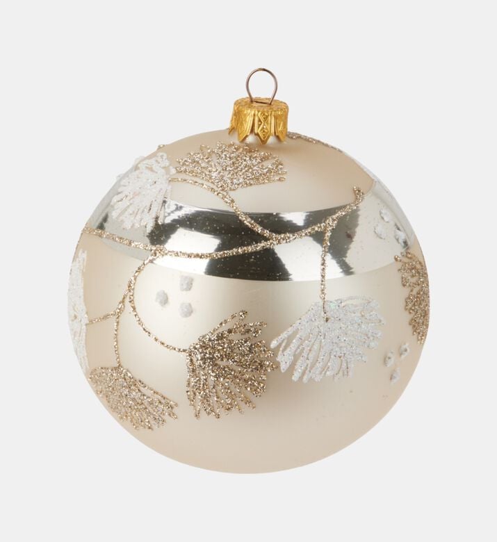 Home Deco and More Ball Xmas Glas Shiny, Gold, Packshot View