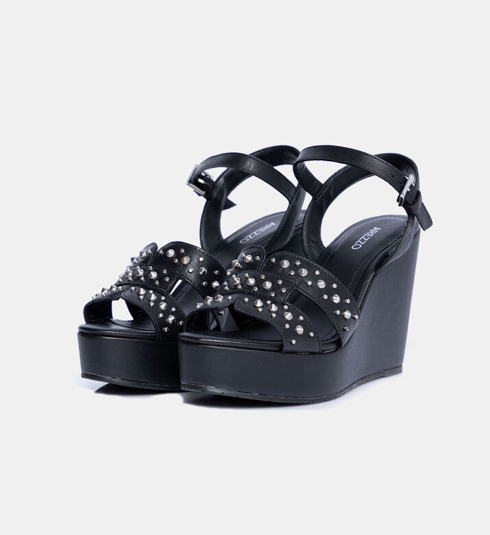 Round Toe High Platform Heels