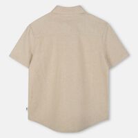 Linen Short-sleeve Patch Packet Shirt