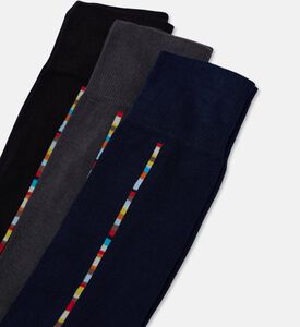 Paul Smith Multi-colored Polka-dot Ribbed Socks, Packshot View