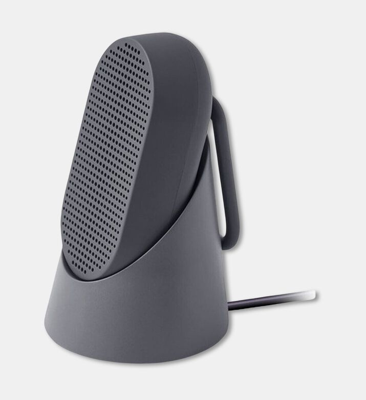 Lexon Design Mino T Bluetooth Speaker, Grey, Packshot View
