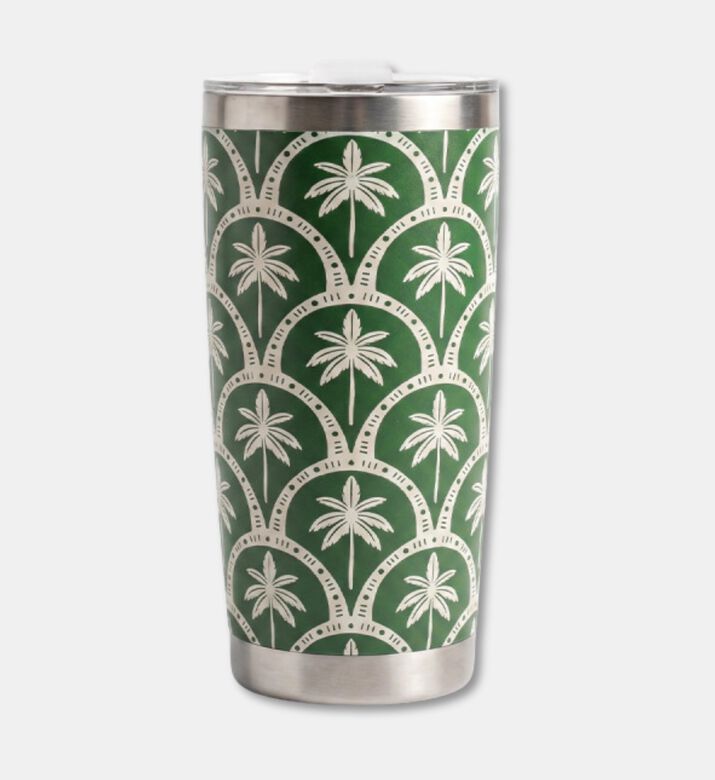 Silsal Palms Stainless Steel Travel Tumbler, Packshot View