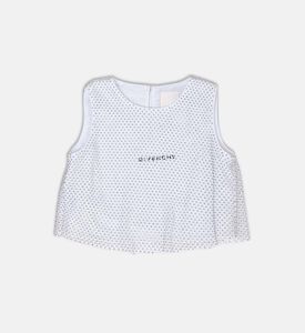 بلوزة بدون أكمام مزين بأحجار الراين