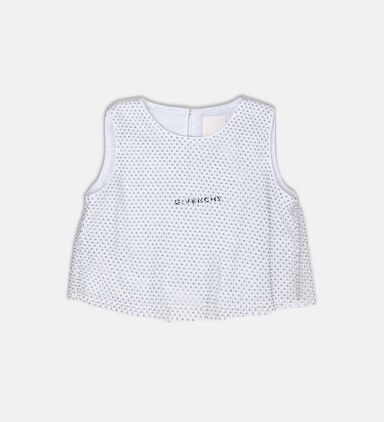Rhinestone-embellished Tank Top