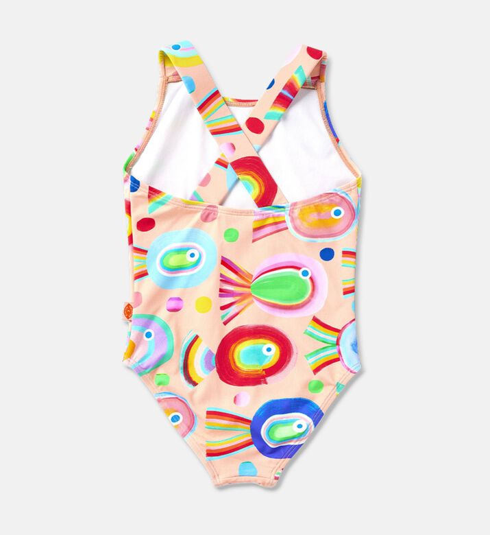 Halcyon Nights Fish Motif One-piece Swimsuit, Packshot View