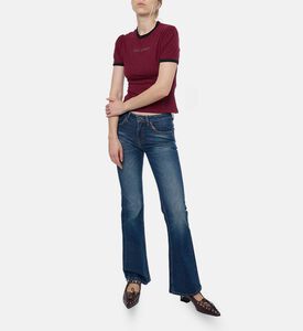 The Kooples Wide-leg Denim Pants, Model View