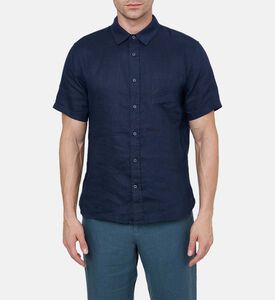 قميص بأكمام قصيرة بصف أزرار