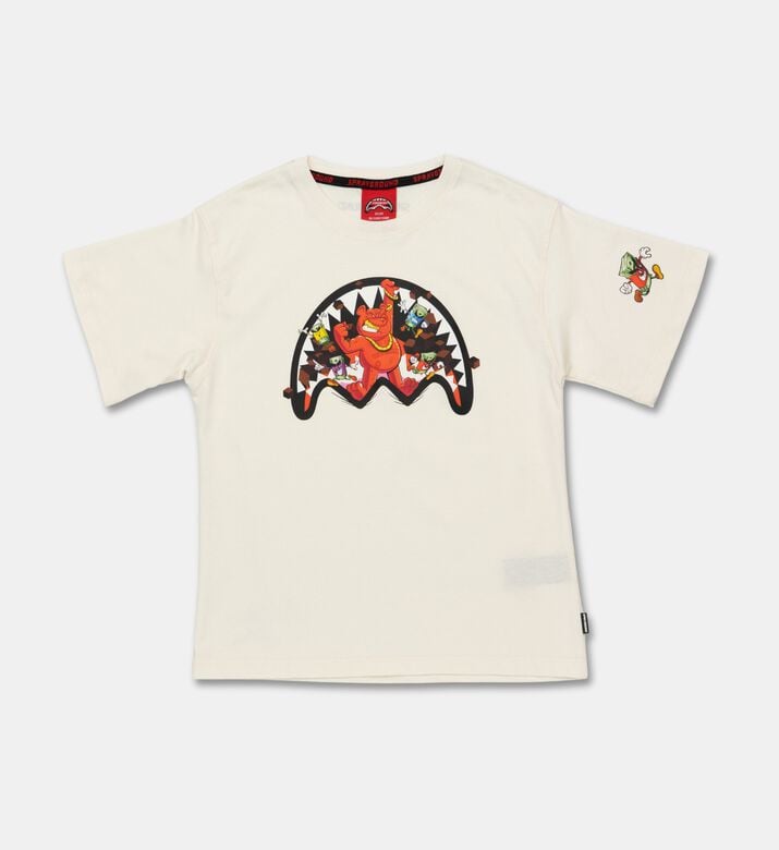 Sprayground Graphic Short-sleeve T-shirt, Ivory, 8y, Packshot View