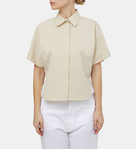 Cotton Lace-inserts Blouse