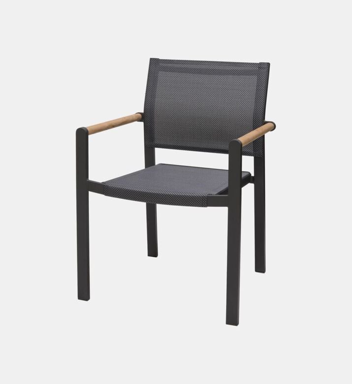 Lifestyle Garden Amber Textile Stacking Armchair, Packshot View
