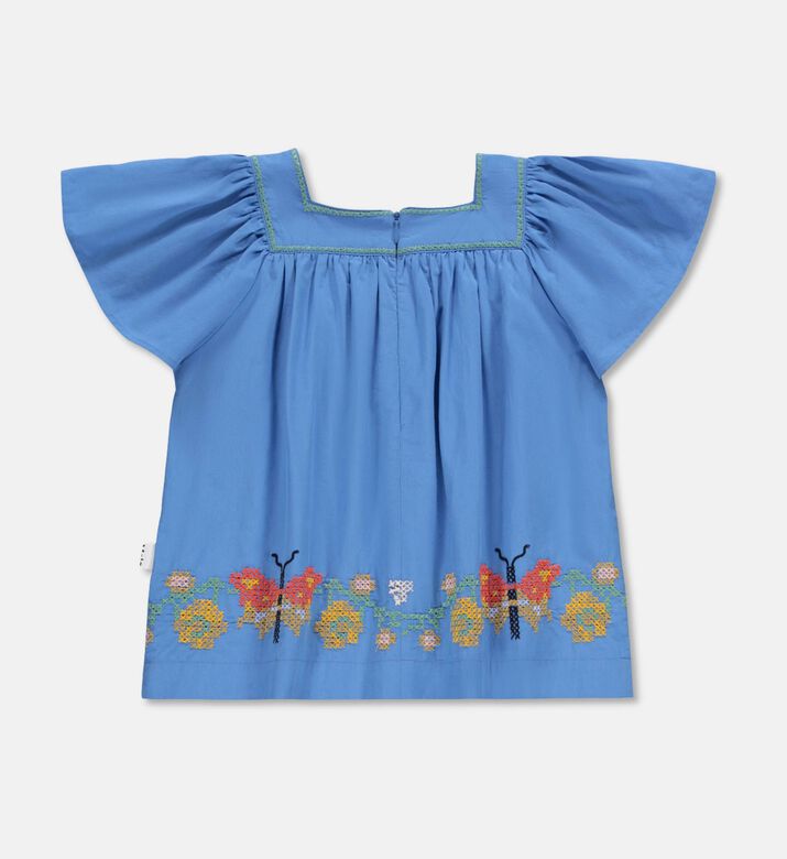 Molo Rosalyn Flutter-sleeve Blouse, Packshot View