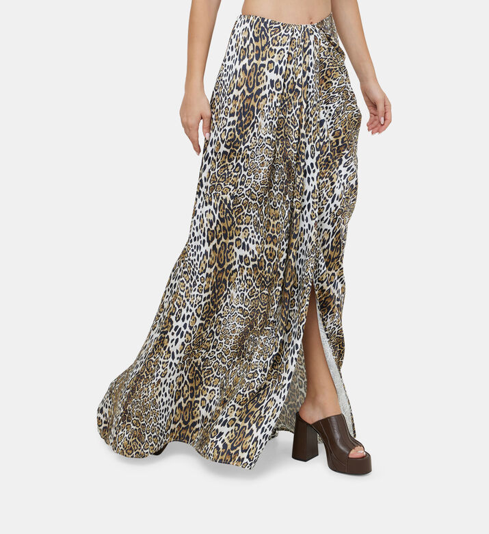 تنورة كليوباتر منسدلة غير المتماثلة