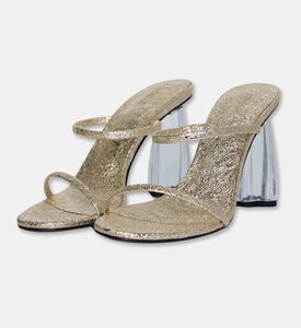 Atana Molton Gold Fiorellini Heel Sandal, Packshot View