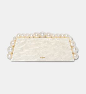 Cult Gaia Acrylic Beaded Clutch, Ivory, Packshot View
