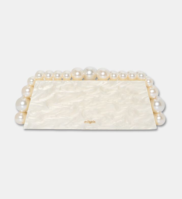 Cult Gaia Acrylic Beaded Clutch, Ivory, Packshot View