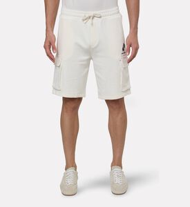 Karl Lagerfeld Jersey Cotton Sweatshorts, Model View
