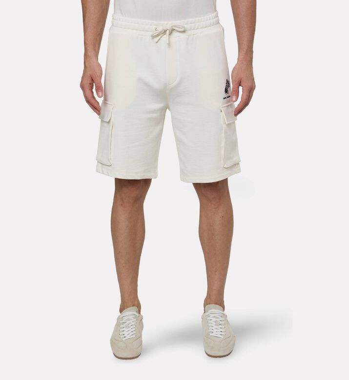 Karl Lagerfeld Jersey Cotton Sweatshorts, Model View