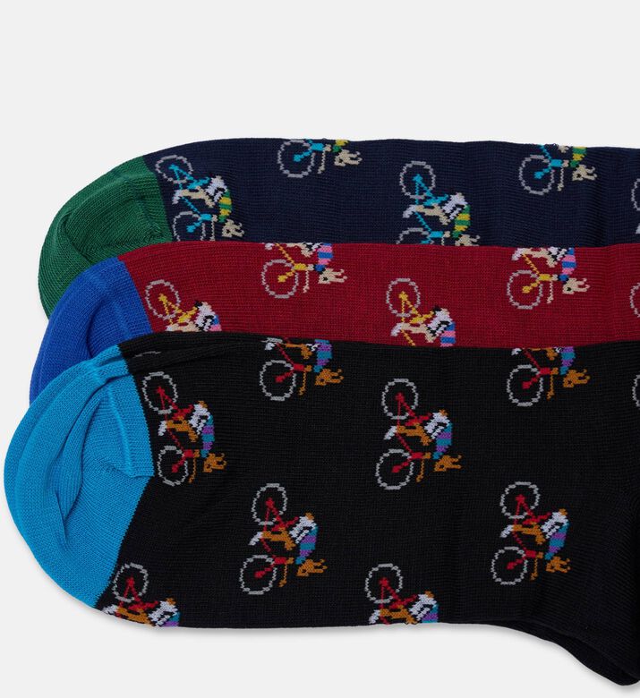 Paul Smith All-over Rabbit Motif 3-piece Socks Pack, Packshot View