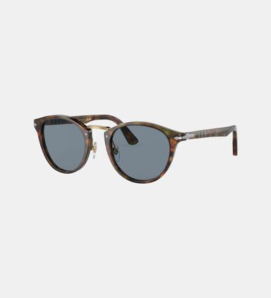 Phantos Striped Acetate Sunglasses 49