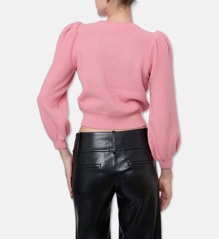Alice and Olivia Doris Bow Keyhole Pullover, Model View