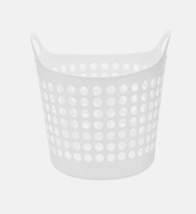 سلة الغسيل البلاستيكية المستديرة