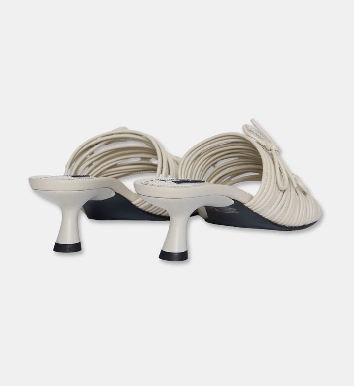 Alohas Viva Slip-on Sabot Mules, Cream, Eu-39, Packshot View