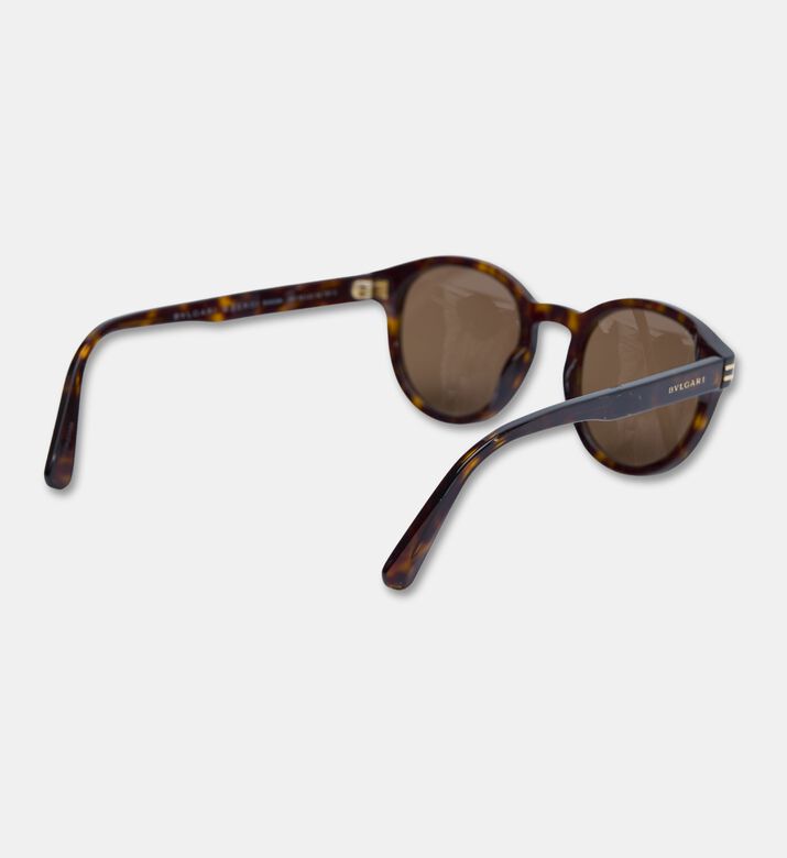 bvlgari Round Acetate Sunglasses, Brown, Packshot View