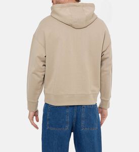 Maison Kitsune Oversized Long-sleeve Hooded Sweatshirt, Model View