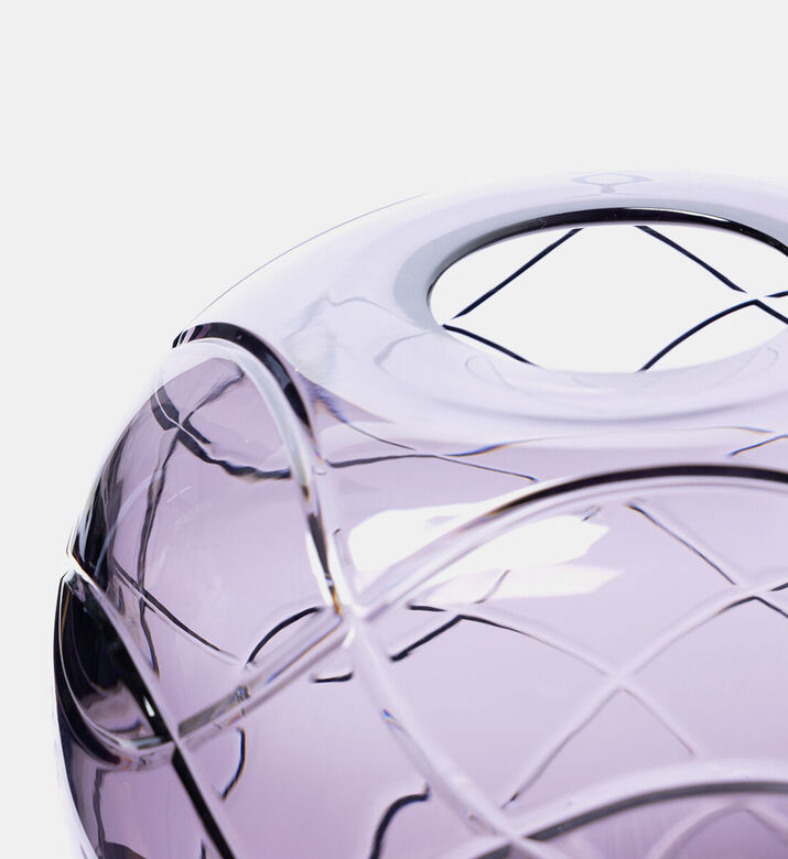 Duccio Di Segna Crystal Infinity Vase Orcio Grey, Packshot View