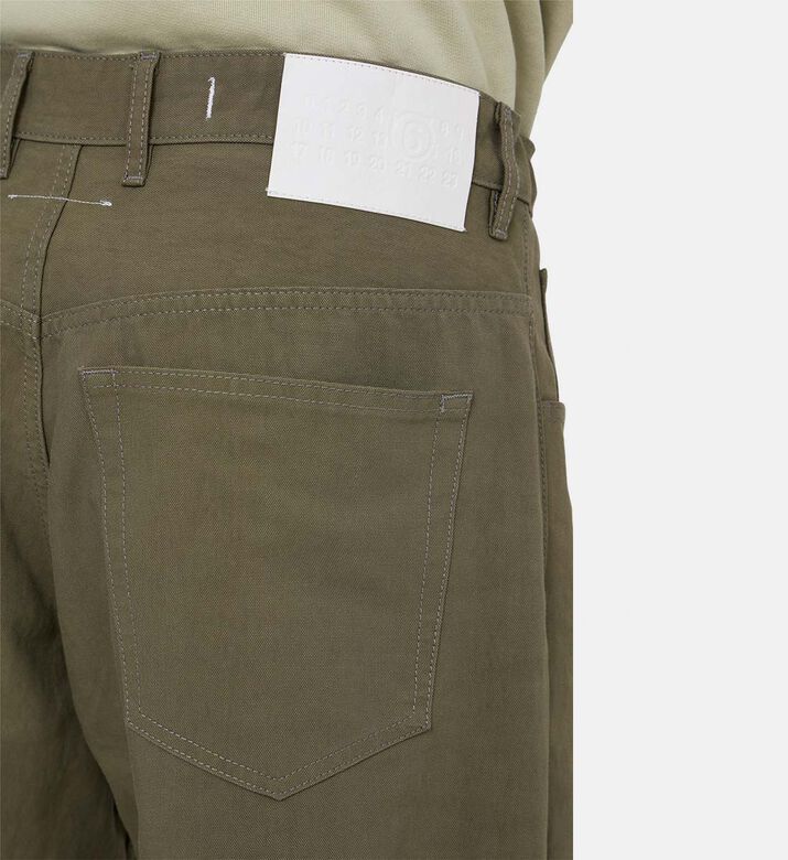 Wide-leg 5-pockets Denim Pants Wide-leg 5-pockets Denim Pants