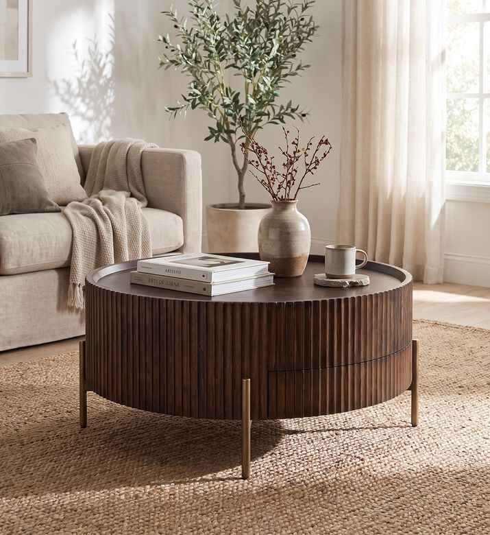 Versmissen Pogoro Mindi Steel Coffee Table, Packshot View