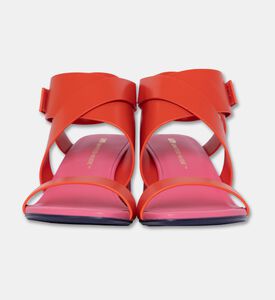 UN United Nude Leather Interwoven Straps Sandals, Red, Eu-41, Packshot View