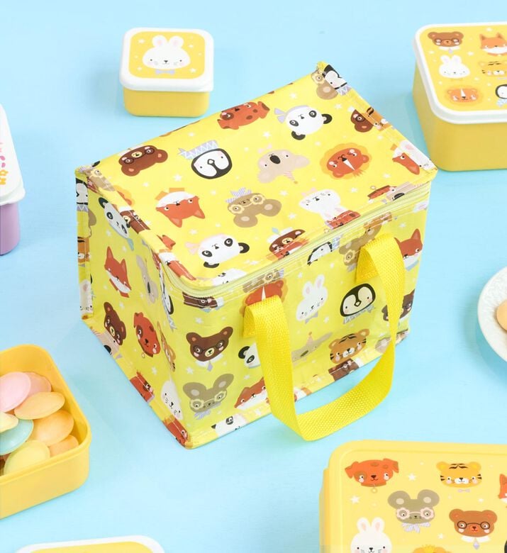 A Little Lovely Company Cool Bag 5.5l - Animal Friends, Packshot View