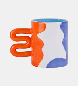 كوب بمقبض سيراميك بتصميم نحتي
