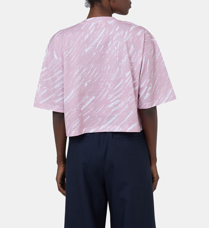 تيشيرت قصير بأكمام قصيرة