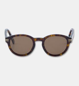 bvlgari Round Acetate Sunglasses, Brown, Packshot View
