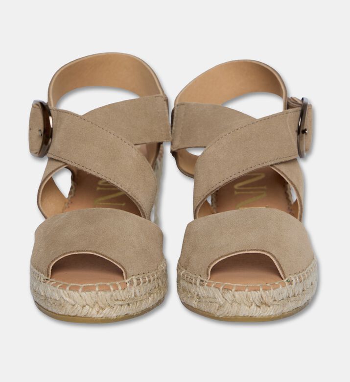 Kanna Shoes Sandal Wedge, Light-grey, Eu-41, Packshot View