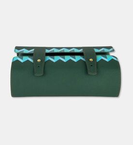 Silsal Emerald Green Bahja Tissue Box, Packshot View