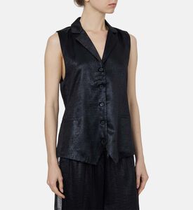 Sefana Silk Buttoned Vest