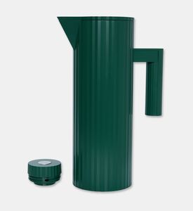 Alessi Plisse Jug Vacuum Glass, Green, Packshot View