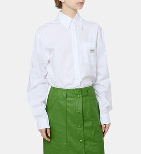 Cotton Shirt-style Bodysuit