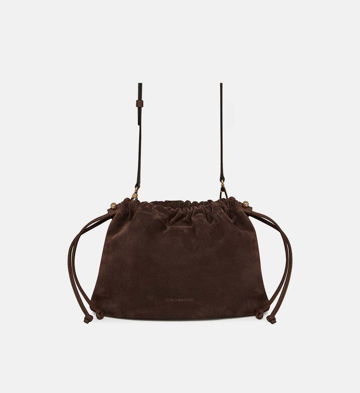 حقيبة شارلوت متوسطة الحجم بإغلاق برباط