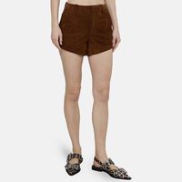 Siddy Suede Leather Shorts