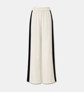 Beatrice B Side Stripe-print Wide-leg Pants, Packshot View