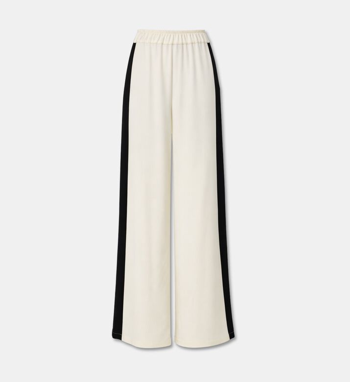 Beatrice B Side Stripe-print Wide-leg Pants, Packshot View